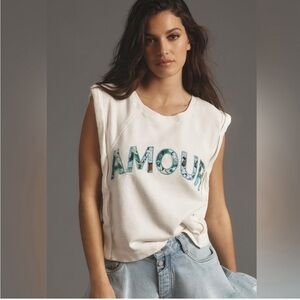 Anthropologie Amore muscle tank NWOT size small